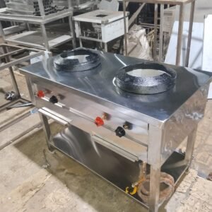 2 Chinese Burner Range with One Under Shelf