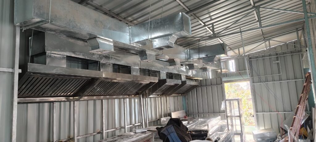 S.S. Exhaust Hood with Filter (304 Grade Steel)